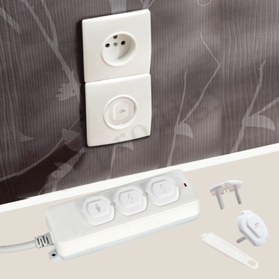 2 Pin Palstic-van de het Kindveiligheid van de EU de Standaard Elektrodekking van de de Afzetstop voor Bescherming