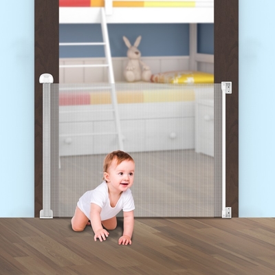 ASTM Veiligheid Intrekbare Poort Voor Baby's Baby Trappoort Sluit Baby Poort Met slot