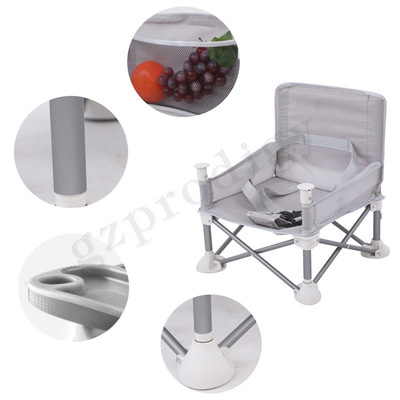 De Baby die van de aluminiumlegering Stoel met Tray Multicolor Portable vouwen