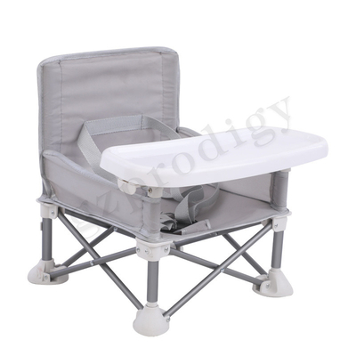 De Baby die van de aluminiumlegering Stoel met Tray Multicolor Portable vouwen