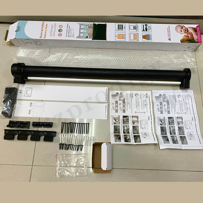 Prodigy Printable Mesh Retractable Baby Gate 71 inch Alu legering materiaal