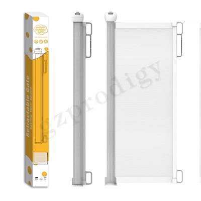 OEM Lichtgewicht Verlengbaar Openlucht Intrekbaar Mesh Pet Gate For Stairs