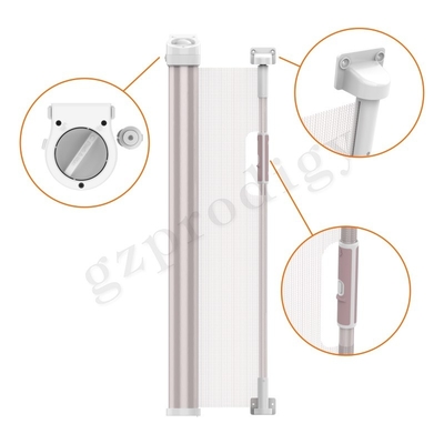 Intrekbaar Mesh Baby Safety Gates Aluminum-Kader voor Gangen
