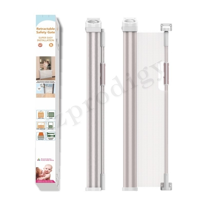 Intrekbaar Mesh Baby Safety Gates Aluminum-Kader voor Gangen