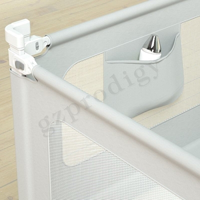 Het zichtbare Afneembare verticaal Opheffen van Grey Iron Baby Bed Rail