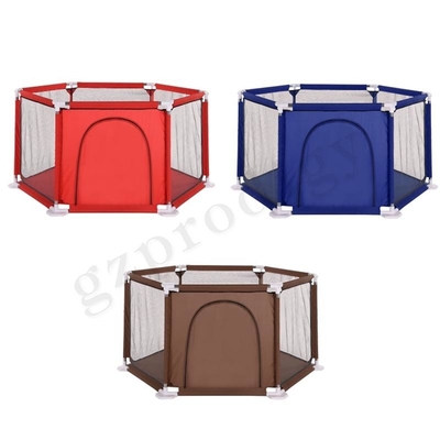 Van Prodigy Hexagonale Draagbare Veelkleurige Oxford de Stoffen Draagbare Baby Playard van de Babyplayard