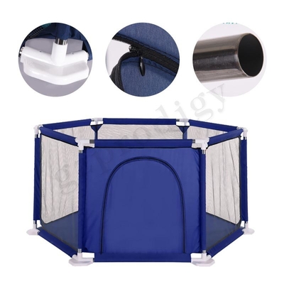 Van Prodigy Hexagonale Draagbare Veelkleurige Oxford de Stoffen Draagbare Baby Playard van de Babyplayard