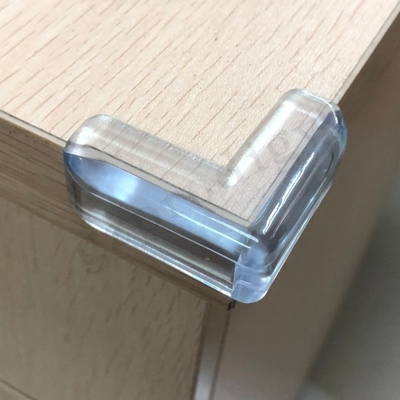 Doorzichtige PVC doorzichtige plastic hoekbeschermers voor tafelmontage