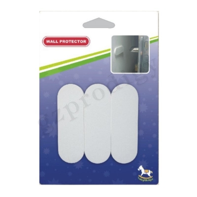 Prodigy EVA+PU Strip Shape Wit Stil en Schok Absorberend Wand Bumper Door Stop