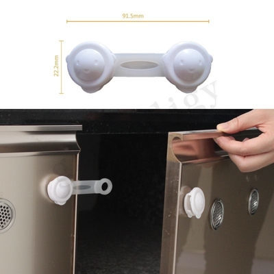 Multifunctionele Zelfklevende Plastic van het het Slot Witte Kabinet van de Babyveiligheid de Ladeklink