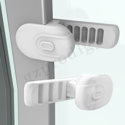 OEM Stevige het Slotabs van de Babyveiligheid Materiële Witte Kleur 156x53x68.5mm