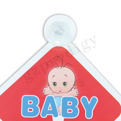 127x127mm Vierkante Multiscene Geurloze Verwijderbare Baby aan boord van Sticker voor Babyveiligheid