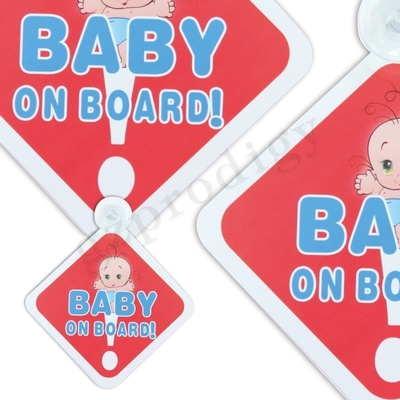 127x127mm Vierkante Multiscene Geurloze Verwijderbare Baby aan boord van Sticker voor Babyveiligheid
