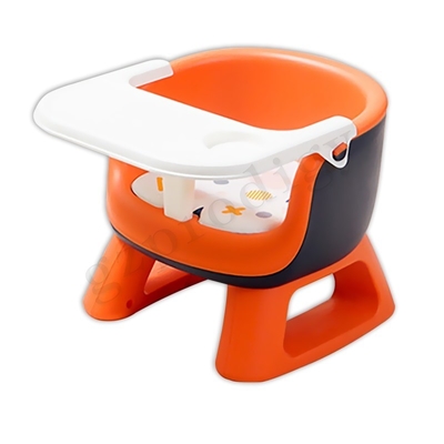 Grappige Leuke Multifunctionele Baby die Stoel Hulpseat met Verwijderbaar Dienblad vouwt