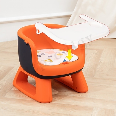 Multifunctionele pvc-Baby die Stoel Lichtgewichtbaby vouwen die Stoel met Dinerplaat vouwen