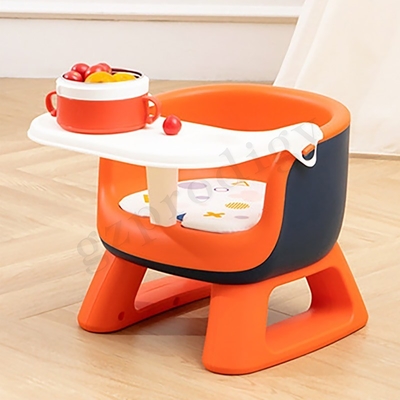 Multifunctionele pvc-Baby die Stoel Lichtgewichtbaby vouwen die Stoel met Dinerplaat vouwen