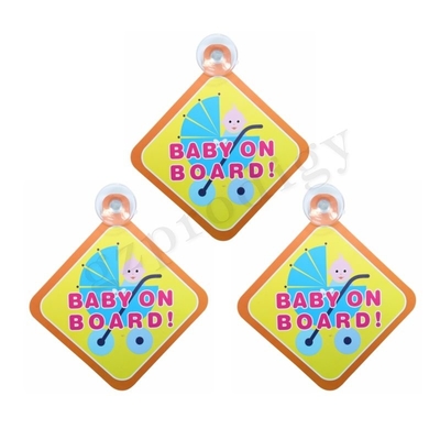 Kindveilige ABS Autobaby aan boord van Niet-toxische Sticker Antischuring