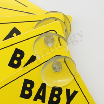 Waterdichte Baby aan boord van Sticker Multifunctionele Praktische 135x135mm