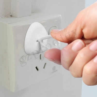 Drie Pin Durable-ABS de Dekking van de de Afzetstop van de Britse Type Babyveiligheid voor Elektrobescherming