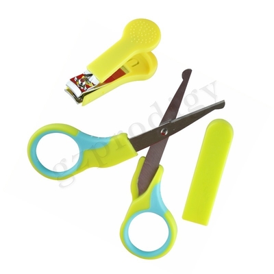 Babynagelset Babymanicureset en babynagelschaartje met veiligheidsspionnetje voor pasgeborenen