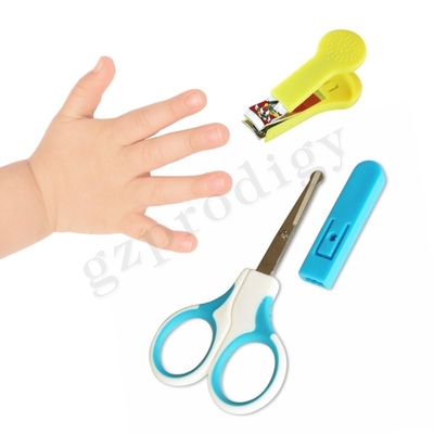 Babynagelset Babymanicureset en babynagelschaartje met veiligheidsspionnetje voor pasgeborenen
