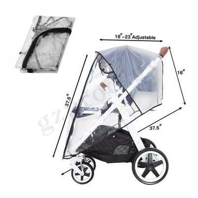 PVC Kinderwagen Regenhoes Universele Kinderwagen Accessoire Baby Reizen Weer Shield Winddicht Beschermen Tegen Stof