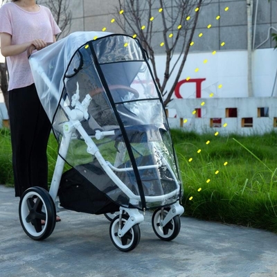 PVC Kinderwagen Regenhoes Universele Kinderwagen Accessoire Baby Reizen Weer Shield Winddicht Beschermen Tegen Stof