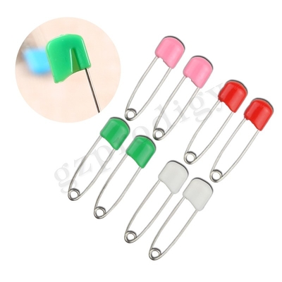 Prodigy 8 Pcs luierpen Eco-vriendelijke plastic koppenpen met baby veilig slot kleurrijk