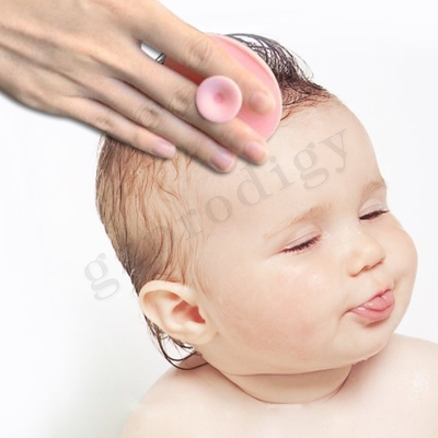 EN71 Babybadborstel Safety Take Shower Scalp Care Soft Brush Silicone