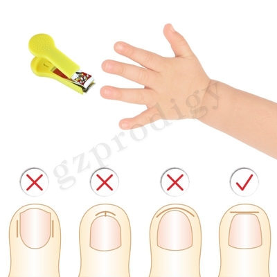 Roze Kleur Koolstofstaal Nagelknipper Hot Trending Plastic Leuke Kinderen Gezondheidszorg Voor Baby
