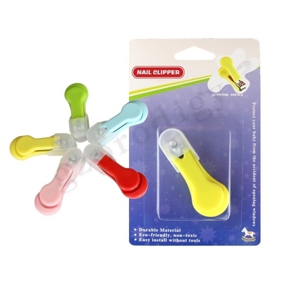 Roze Kleur Koolstofstaal Nagelknipper Hot Trending Plastic Leuke Kinderen Gezondheidszorg Voor Baby