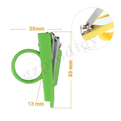 Professionele Baby Nagelknipper Groene Kleur Staal Mode Nagel Deel Snijder Gezondheidszorg Kit