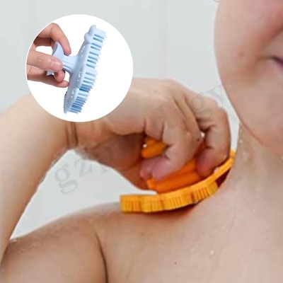 Babybadje siliconen en klapdopborstel Babyveiligheid Haarshampooborstel