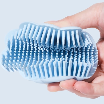 Babybadje siliconen en klapdopborstel Babyveiligheid Haarshampooborstel