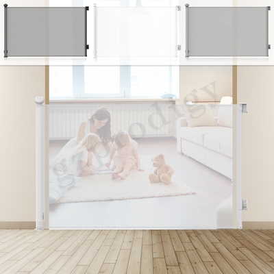 Geen de Deurbarrière van Mesh Stairs Guards Customize Child van de Boor Intrekbare Poort
