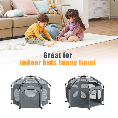 162cm de Yard van het Babyspel Binnen Vouwen duikt de UVbescherming Grey Color van de Speltent op