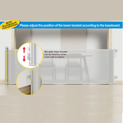 55-197 inch terugtrekbare extra brede poort uitbreiding baby veiligheid trap hek