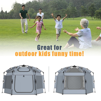 Lichtgewicht Dubbel slot Pop Up Shop Play Tent voor baby's en kinderen