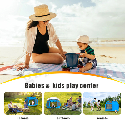 210D Gemakkelijk opslaan Pop Up speelgoed tent Baby veiligheid Opvouwbare speelhuis tent
