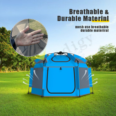 210D Gemakkelijk opslaan Pop Up speelgoed tent Baby veiligheid Opvouwbare speelhuis tent