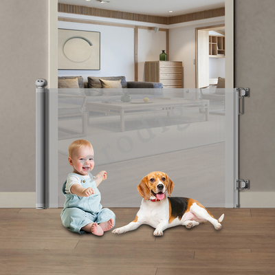 Extra breed huisdier mesh veiligheidspoort verlengt tot 55&quot; voor baby's buiten bescherming
