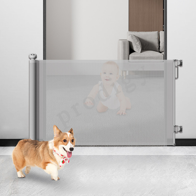 Punch Free Mesh Intrekbare Hondenpoort Voor Buiten Indoor Hallways Dek